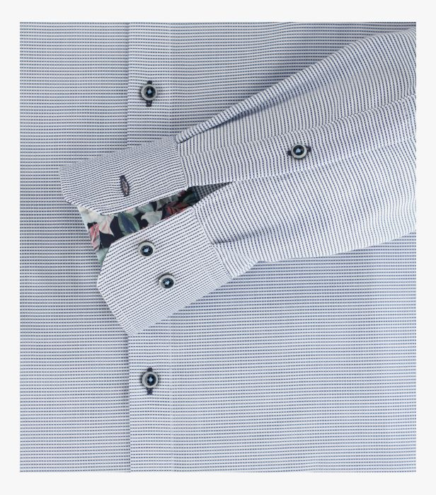 Camasa bumbac barbati VENTI ModernFit albastru dungulite [4]