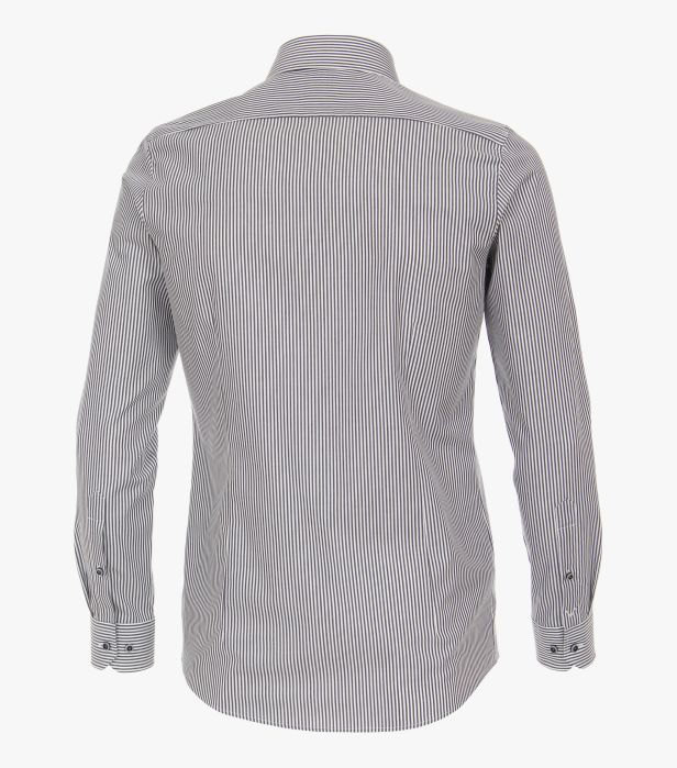 Camasa bumbac barbati VENTI BodyFit dungulite alb/bleumarin [2]