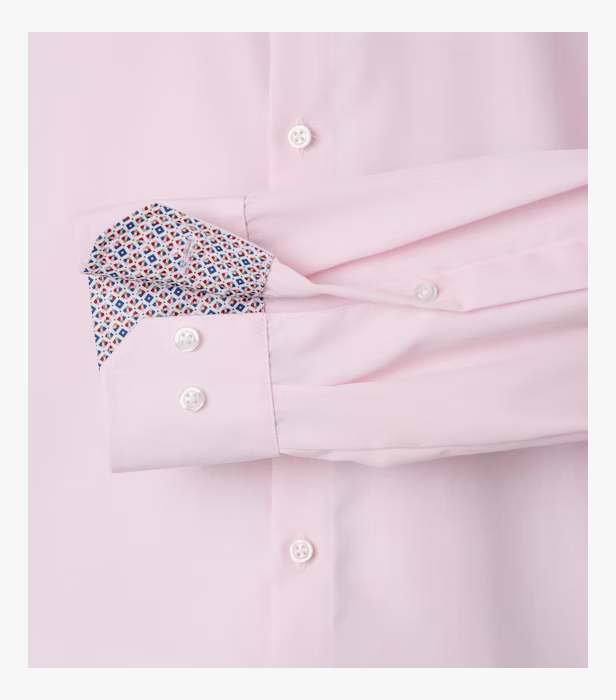Camasa bumbac NON-IRON barbati VENTI ModernFit roz [4]