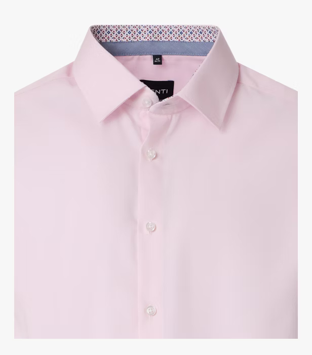 Camasa bumbac NON-IRON barbati VENTI ModernFit roz [3]