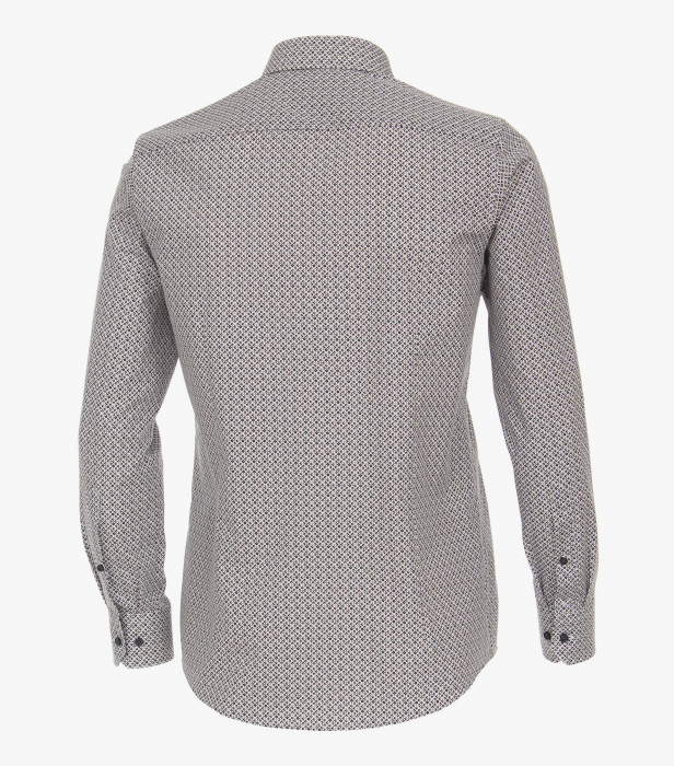 Camasa bumbac barbati VENTI ModernFit maro rombulete [2]