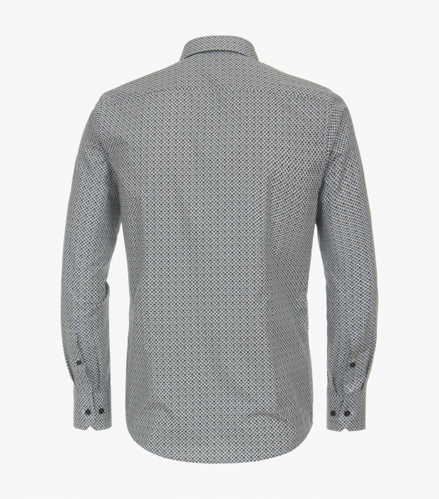 Camasa bumbac barbati VENTI ModernFit verde rombulete [2]
