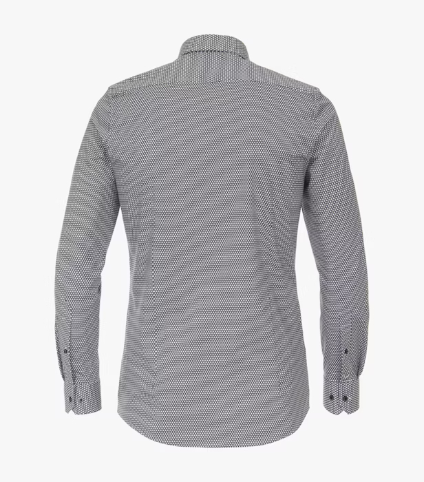Camasa JERSEYFLEX barbati VENTI BodyFit print bleumarin [2]