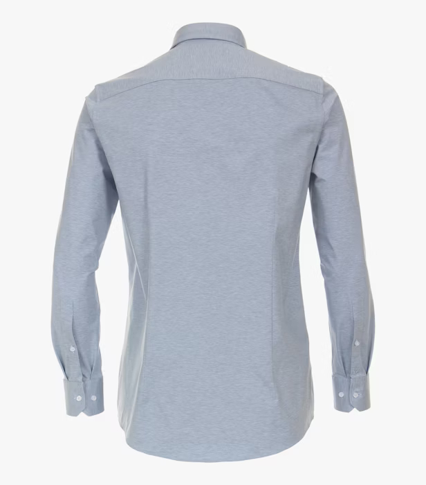 Camasa jerseu bumbac barbati VENTI ModernFit bleu [2]