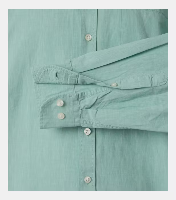 Camasa bumbac/in barbati CASA MODA verde deschis [4]