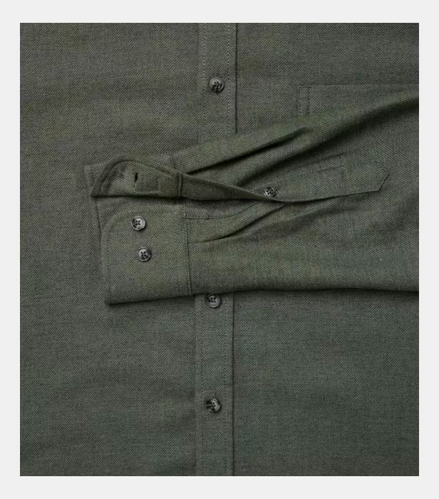 Camasa bumbac barbati CASA MODA CasualFit verde [4]