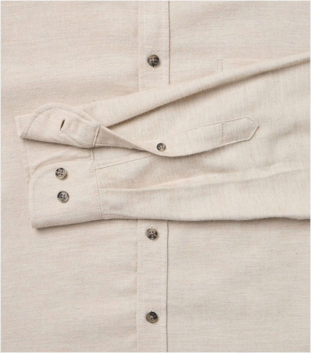 Camasa bumbac barbati CASA MODA CasualFit bej [4]