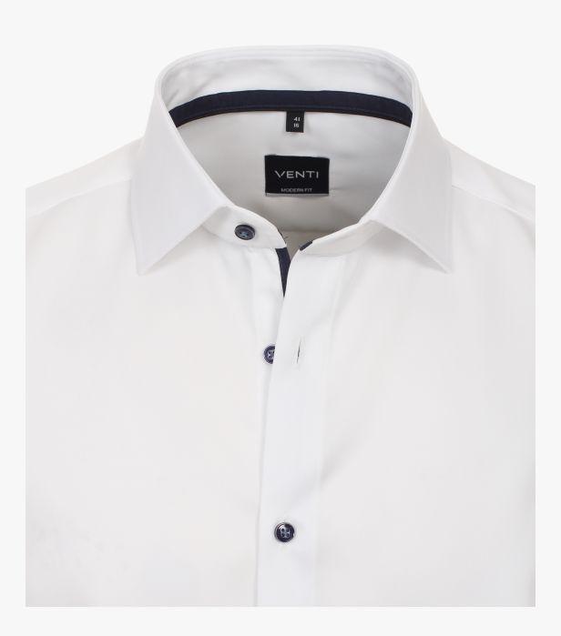 Camasa bumbac barbati VENTI ModernFit alb [3]