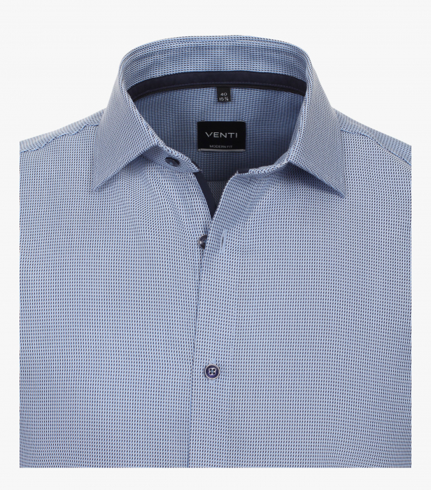Camasa bumbac barbati VENTI ModernFit bleu [3]