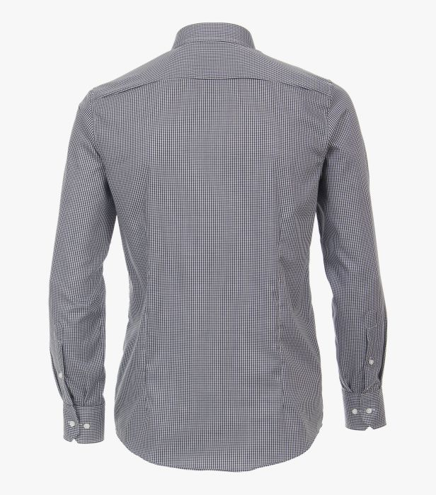 Camasa bumbac barbati VENTI ModernFit bleumarin patratele [3]