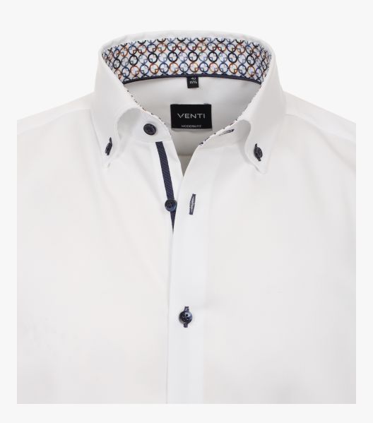 Camasa bumbac barbati VENTI ModernFit alb [3]