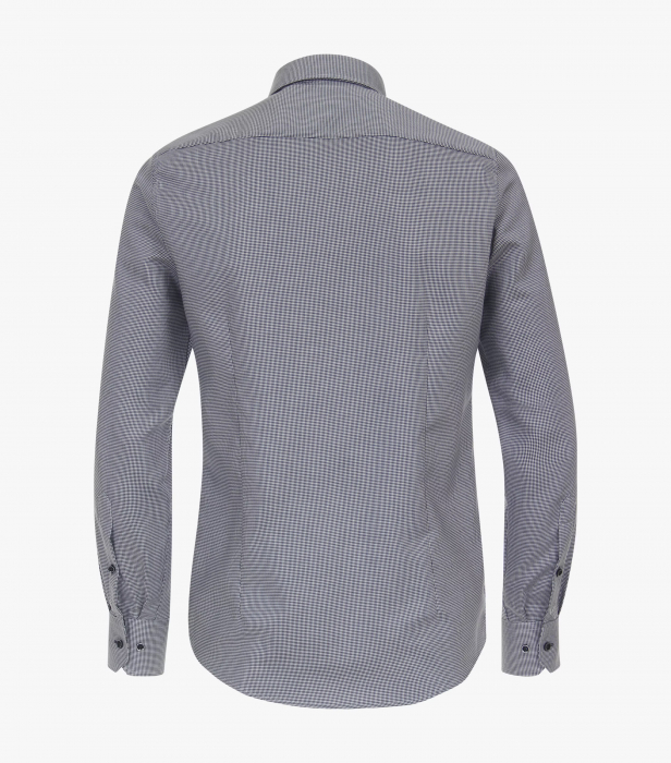 Camasa bumbac barbati VENTI ModernFit print bleumarin [4]