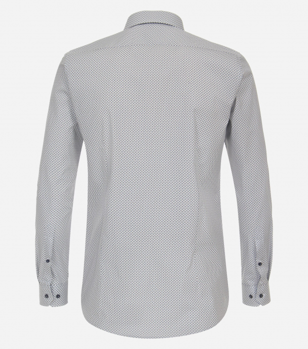 Camasa barbati VENTI BodyFit cerculete albastru/maro [2]