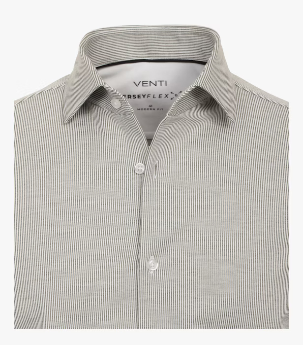 Camasa JERSEYFLEX barbati VENTI ModernFit oliv dungulite [3]