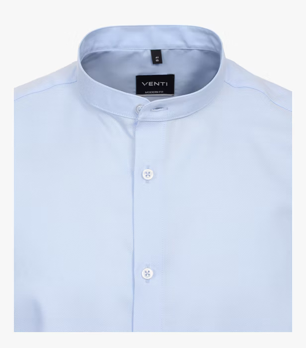 Camasa tunica bumbac barbati VENTI ModernFit bleu [2]