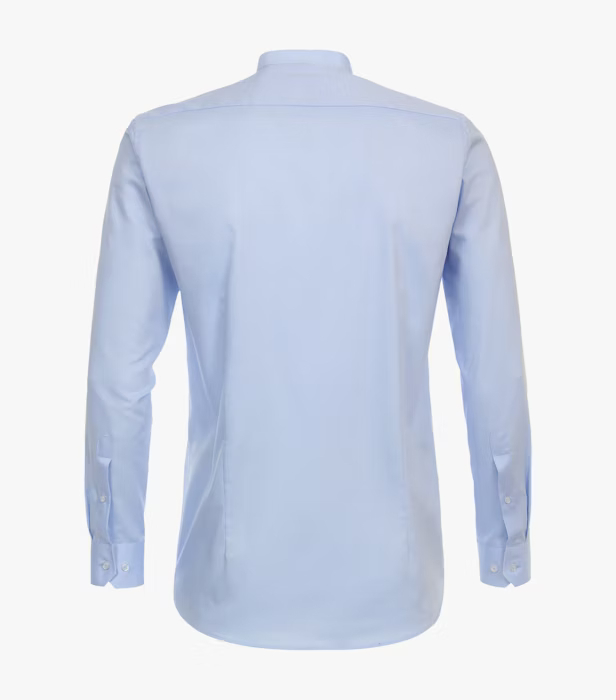 Camasa tunica bumbac barbati VENTI BodyFit bleu [2]
