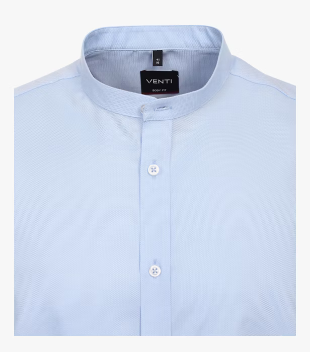 Camasa tunica bumbac barbati VENTI BodyFit bleu [3]