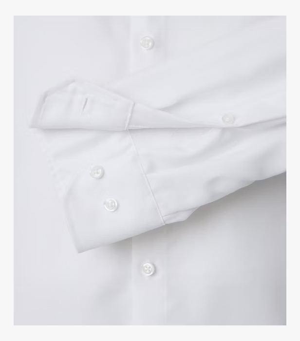 Camasa NON IRON bumbac structurat barbati VENTI ModernFit alb [4]