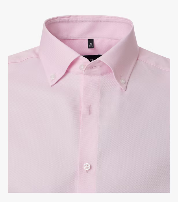 Camasa NON IRON bumbac structurat barbati VENTI ModernFit roz [3]