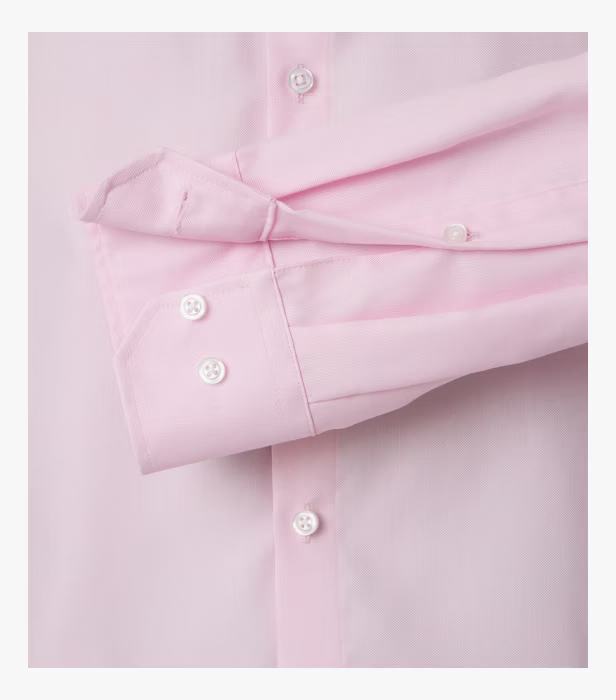 Camasa NON IRON bumbac structurat barbati VENTI ModernFit roz [4]