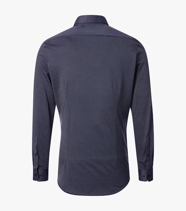 Camasa jereseu barbati VENTI BodyFit bleumarin patratele [2]