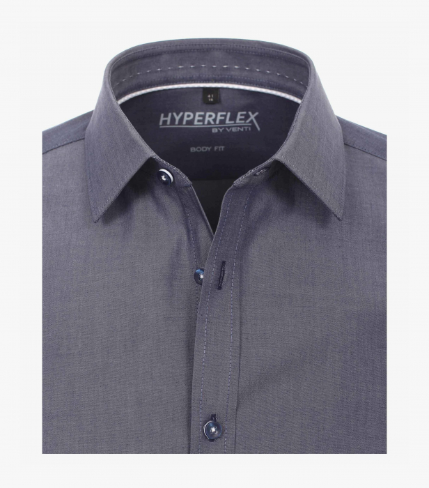 Camasa barbati VENTI Hyperflex Body Fit bleumarin [3]