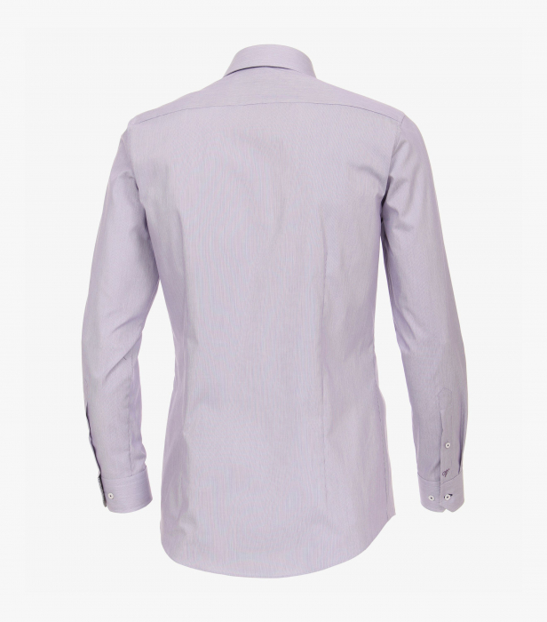 Camasa bumbac barbati VENTI Body Fit dungulite mov [2]