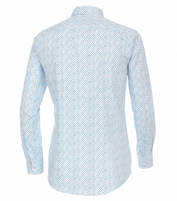 Camasa bumbac barbati VENTI ModernFit print floral turcoaz [2]