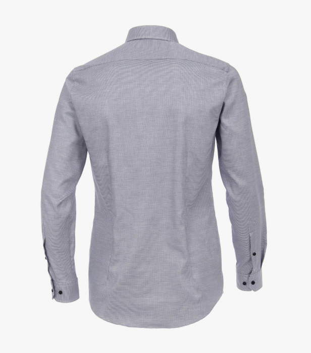 Camasa bumbac barbati VENTI Body Fit uni bluemarin [2]