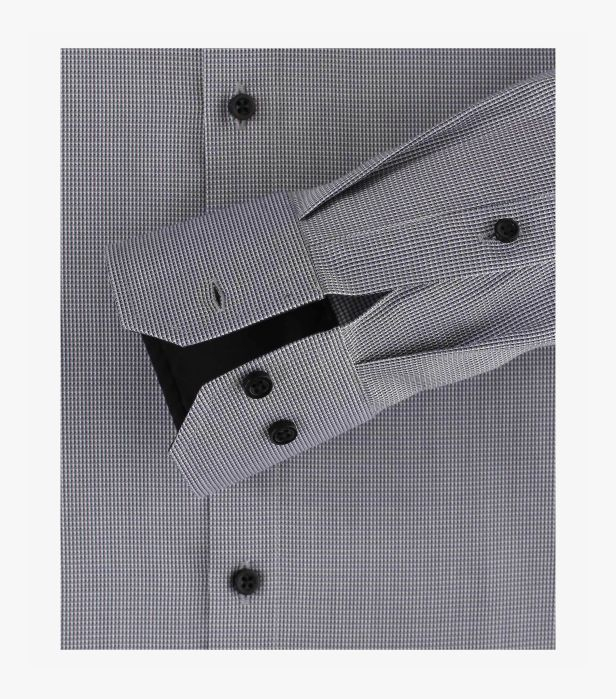 Camasa bumbac barbati VENTI ModernFit gri print [4]