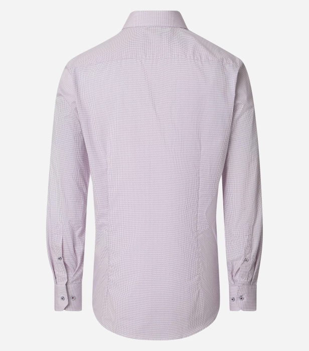 Camasa bumbac barbati  VENTI ModernFit roz rombulete [2]