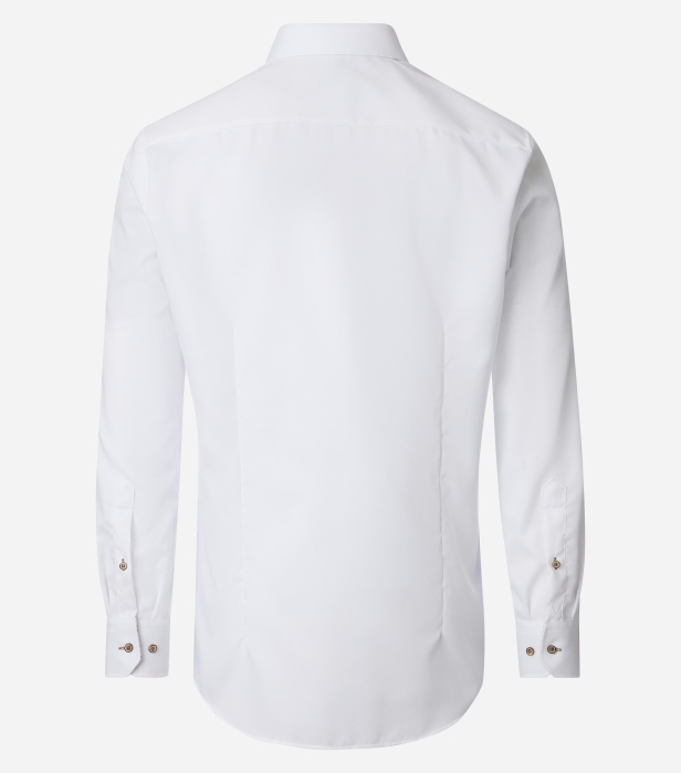 Camasa bumbac texturat barbati VENTI ModernFit alb [2]