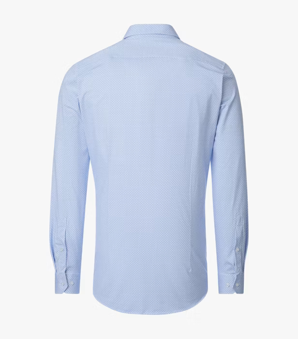 Camasa Jerseyflex barbati VENTI ComfortFit bleu punctulete [3]