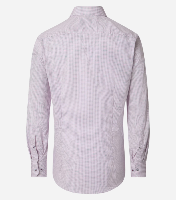 Camasa bumbac barbati  VENTI ComfortFit roz rombulete [2]