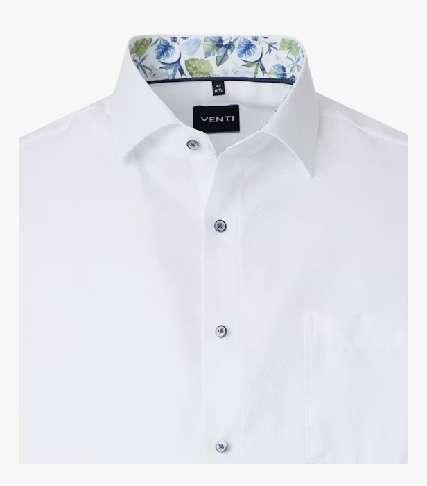 Camasa bumbac NON IRON barbati VENTI ComfortFit alb [3]