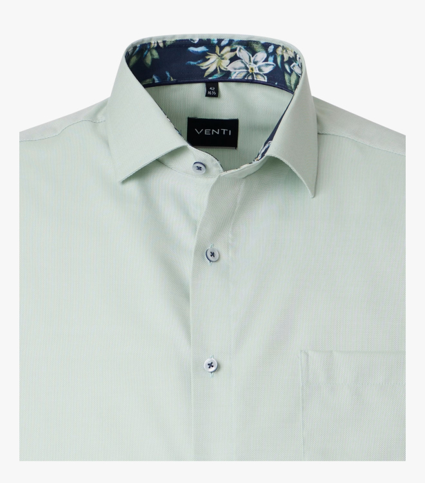 Camasa bumbac NON IRON barbati VENTI ComfortFit verde deschis [3]