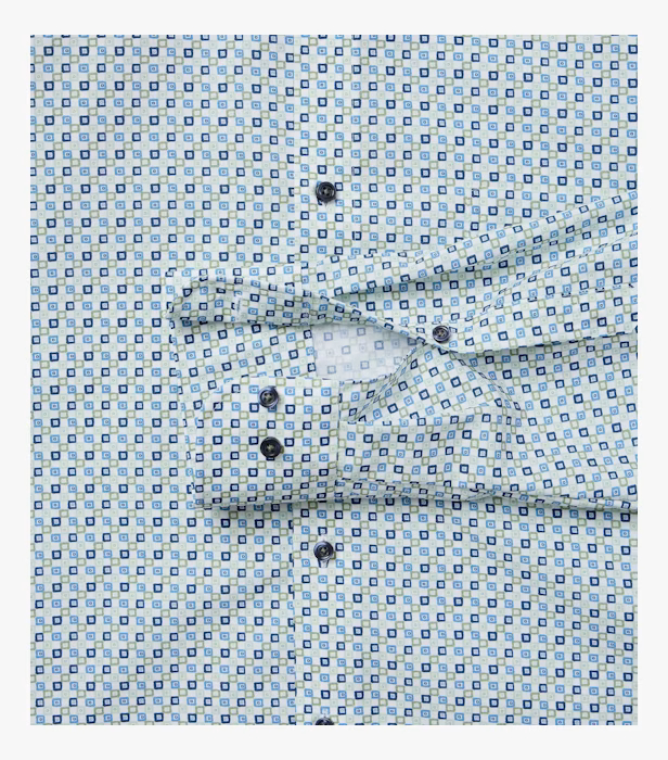 Camasa bumbac NON IRON barbati VENTI ComfortFit verde/albastru patratele [4]