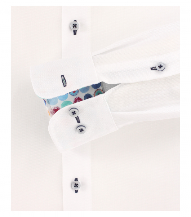 Camasa bumbac barbati CASA MODA Modern Fit alba [4]
