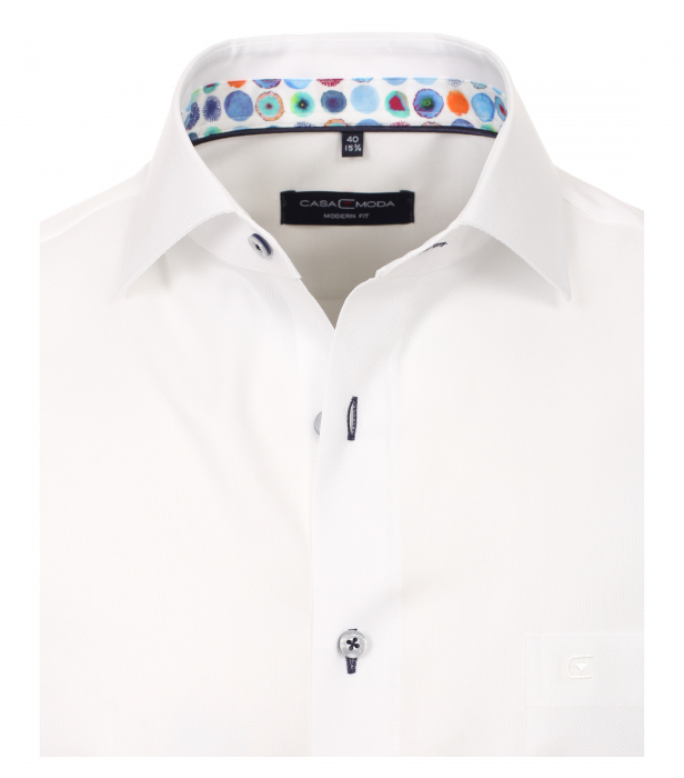 Camasa bumbac barbati CASA MODA Modern Fit alba [3]
