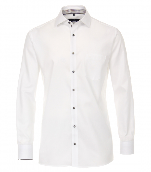 Camasa maneca lunga barbati CASA MODA Modern Fit uni alba [4]