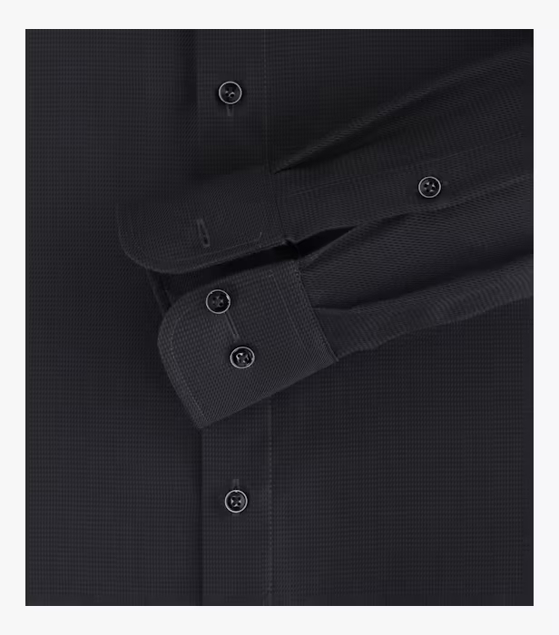 Camasa bumbac barbati CASA MODA ComfortFit negru rombulete [4]