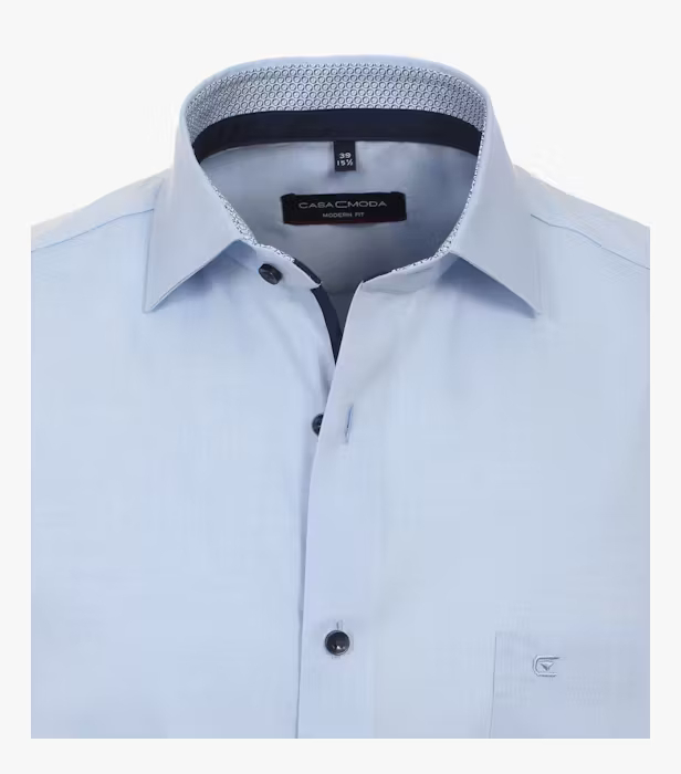 Camasa bumbac barbati CASA MODA ModernFit bleu [3]