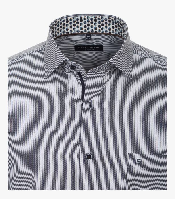 Camasa bumbac barbati CASA MODA ComfortFit bleumarin dungulite [3]