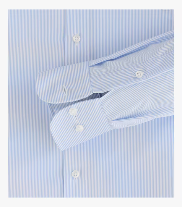 Camasa bumbac NON-IRON barbati CASA MODA ComfortFit bleu dungulite [4]