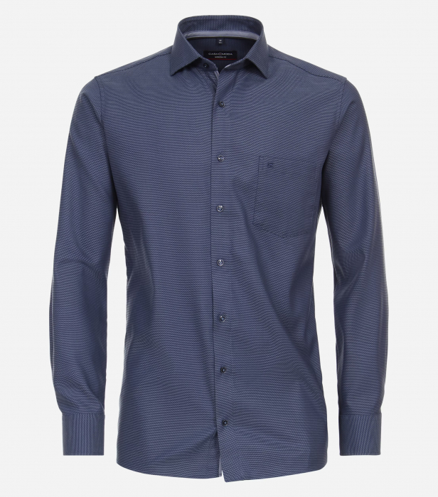 Camasa bumbac barbati CASA MODA ModernFit turcoaz inchis [1]