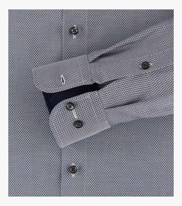 Camasa bumbac barbati CASA MODA ComfortFit bleumarin rombulete [4]