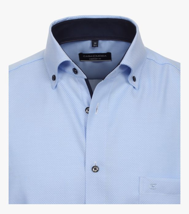 Camasa bumbac barbati CASA MODA ComfortFit bleu [3]