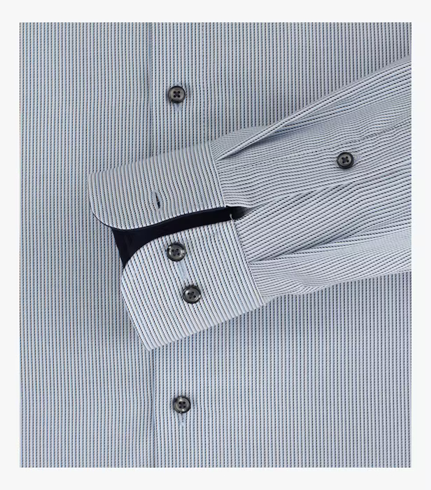 Camasa bumbac barbati CASA MODA ComfortFit albastru dungulite [4]