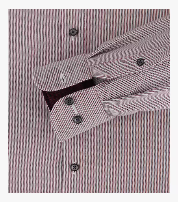 Camasa bumbac barbati CASA MODA ComfortFit visiniu dungulite [4]