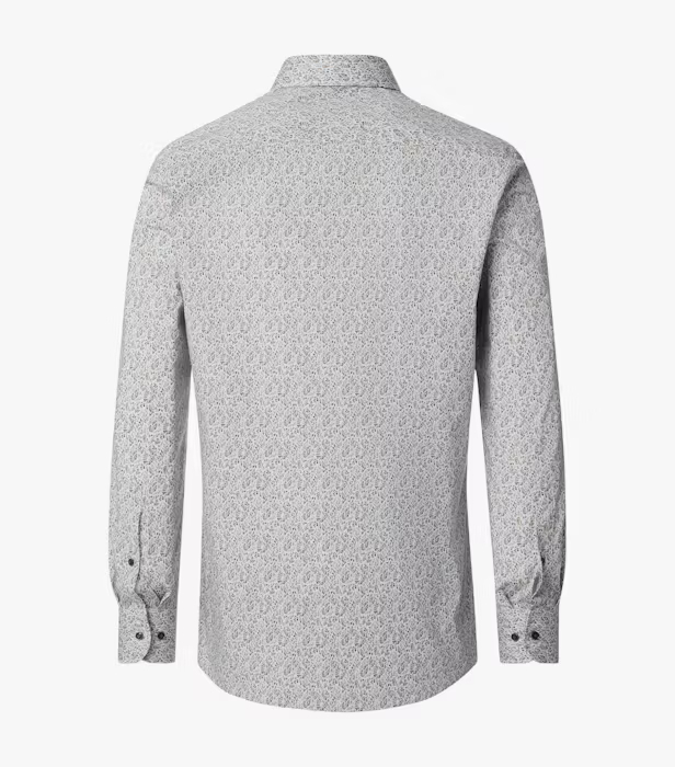 Camasa bumbac barbati CASA MODA ModernFit albastru/bej print floral [2]